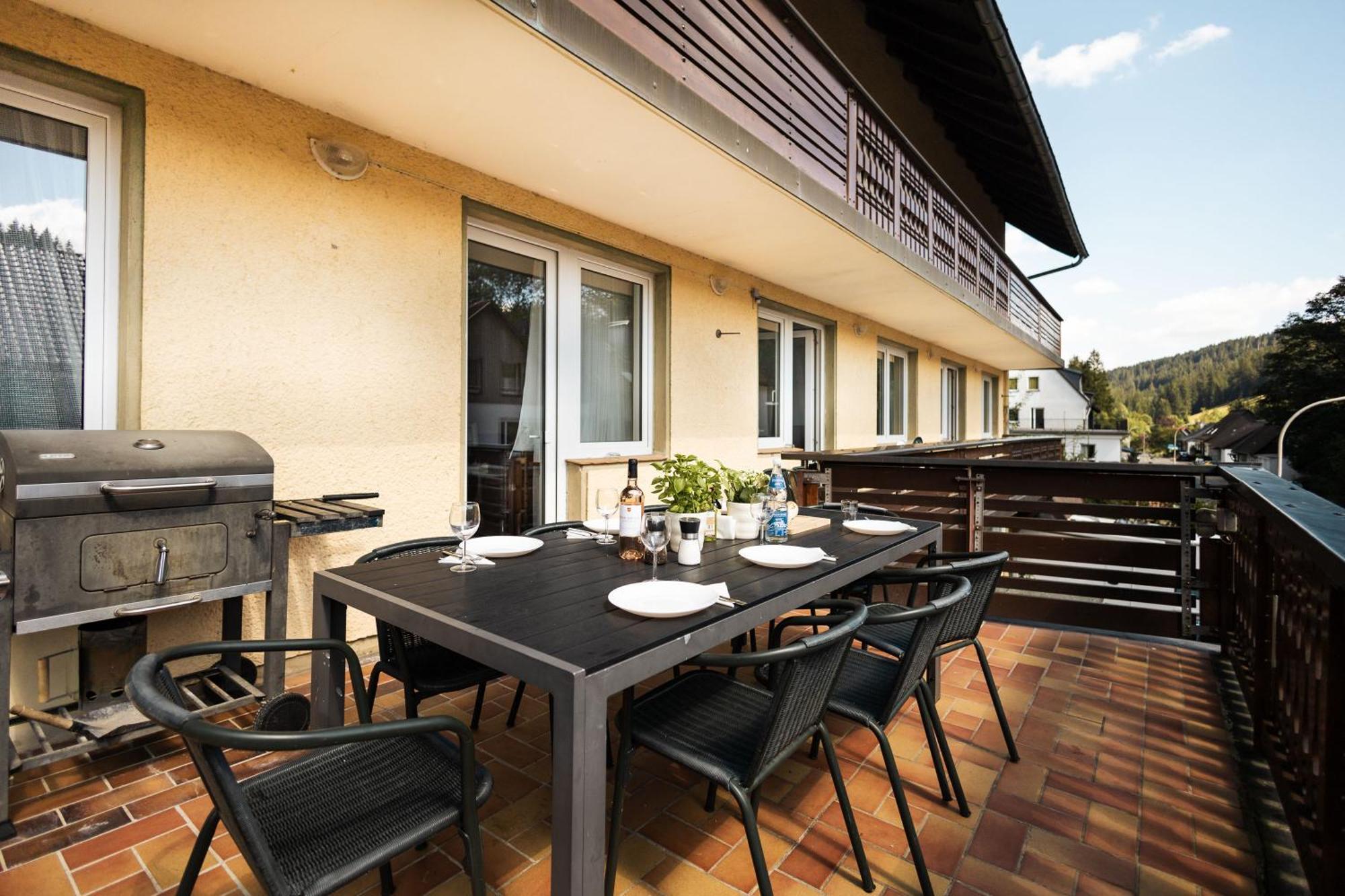 Apartmenthaus Am Waldrand- Kueche - Fruehstueck - Balkon Wildemann Εξωτερικό φωτογραφία