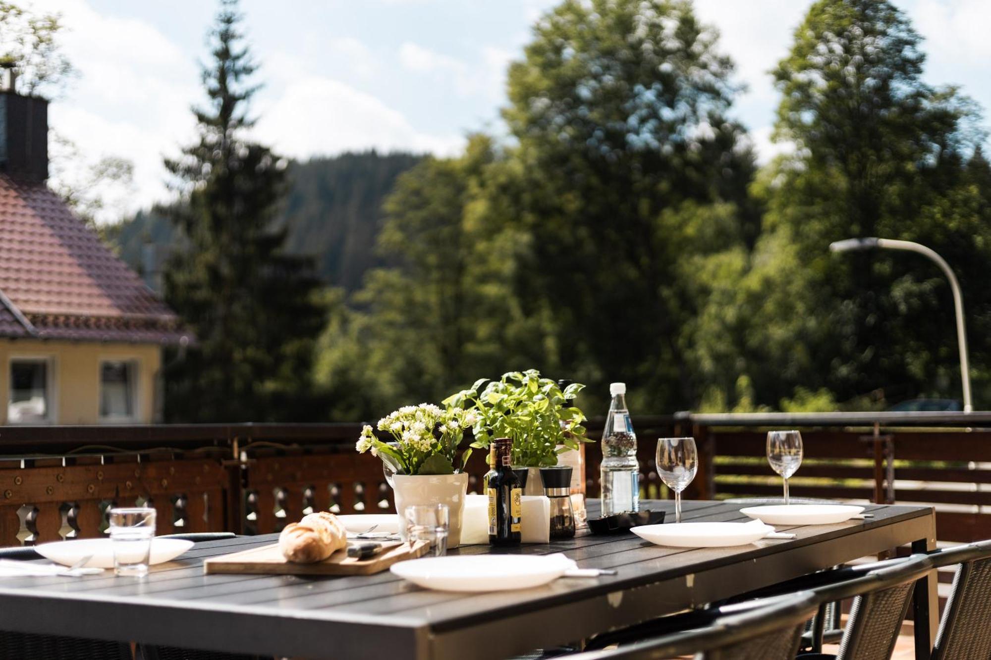 Apartmenthaus Am Waldrand- Kueche - Fruehstueck - Balkon Wildemann Εξωτερικό φωτογραφία